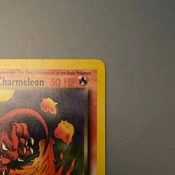 ORIGINAL DARK CHARMELEON POKEMON CARD 1ST EDITION - Picture 8 of 12